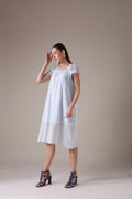 The Seashell-Embellished Gauze Midi