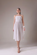 Coquette Dream Seersucker Sundress with Matching Kerchief