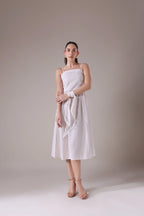 Coquette Dream Seersucker Sundress with Matching Kerchief