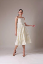 The Heirloom Sunmidi: Smocked Back Tiered Dress
