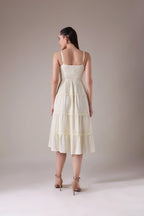 The Heirloom Sunmidi: Smocked Back Tiered Dress