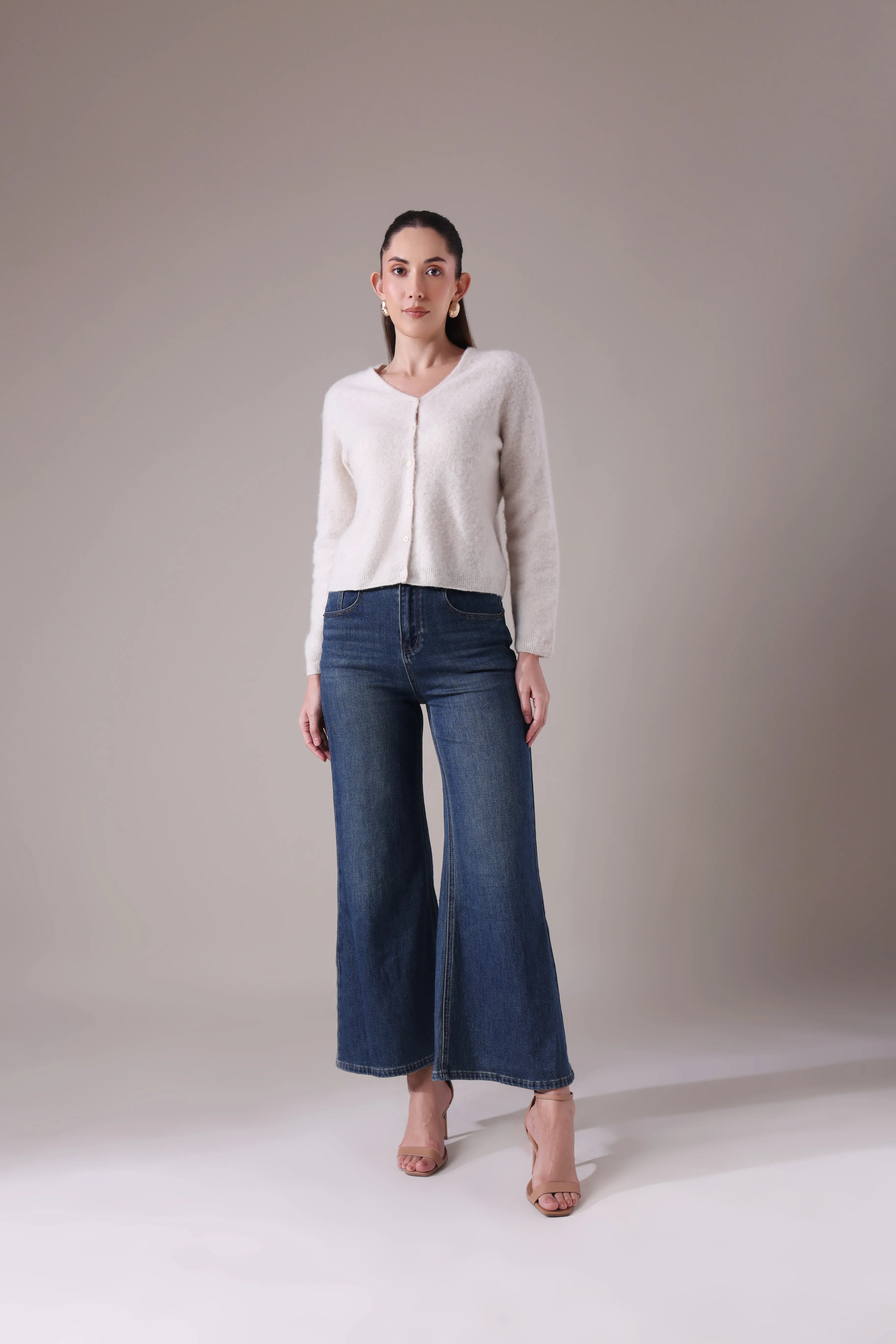 The Aura Cashmere-Wool cardigan