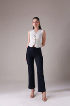 The Elara Asymmetric Sculptural Vest