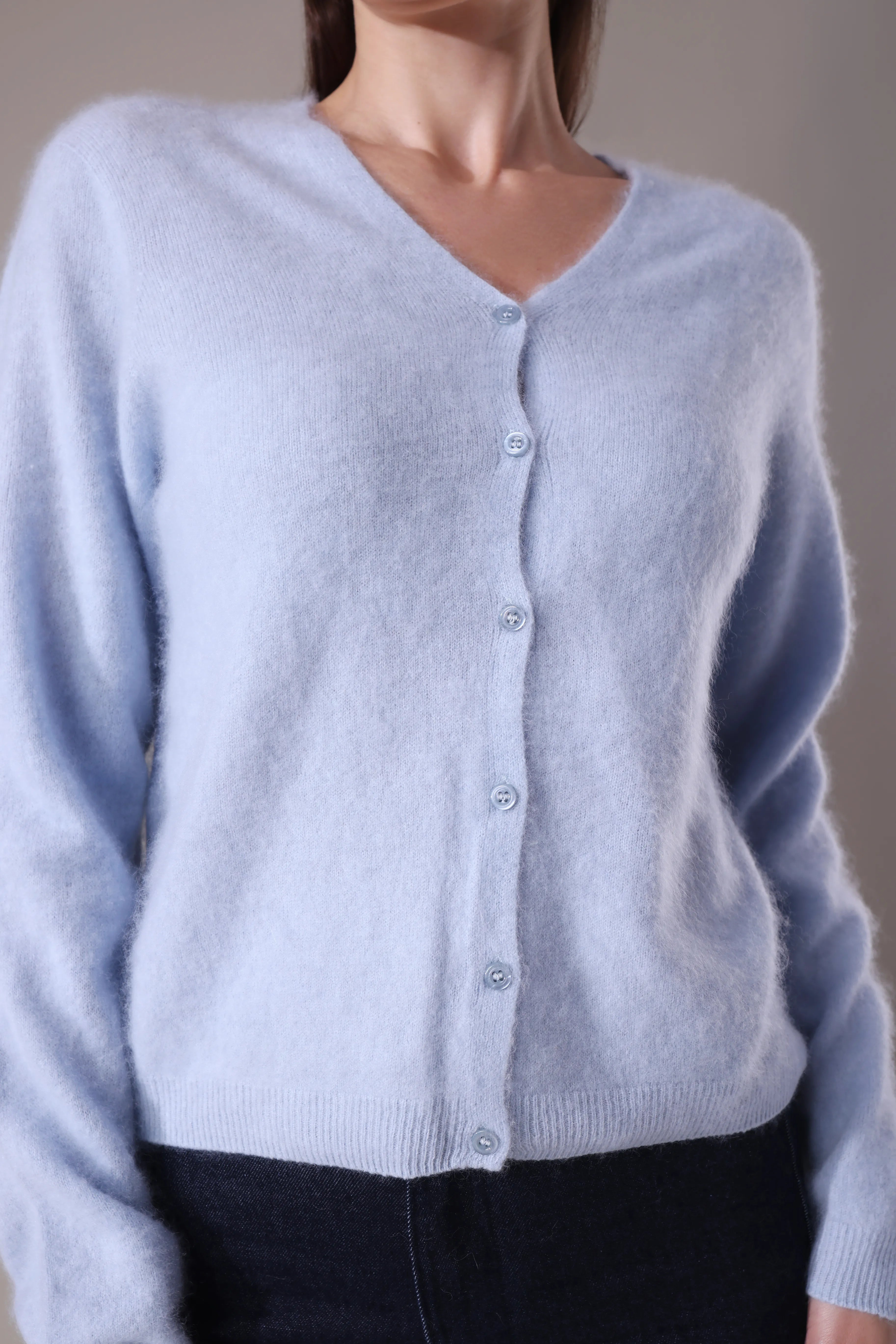 The Aura Cashmere-Wool cardigan