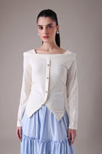 The Asymmetric Knit Bodice