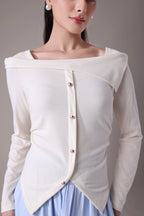 The Asymmetric Knit Bodice