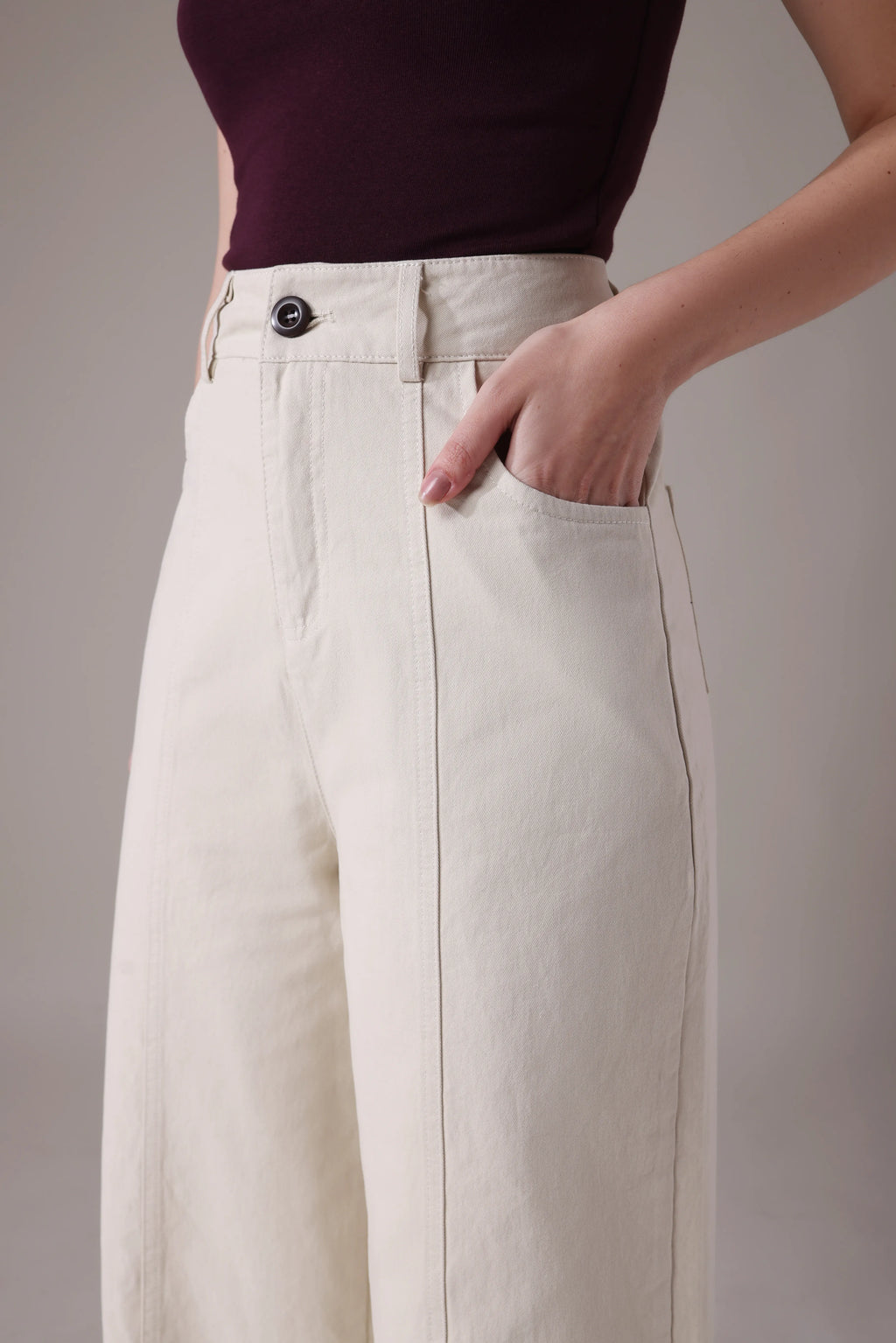 The Alabaster Monolith Trouser