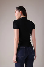 The Sculpted Mock-Neck in Russet & Moss