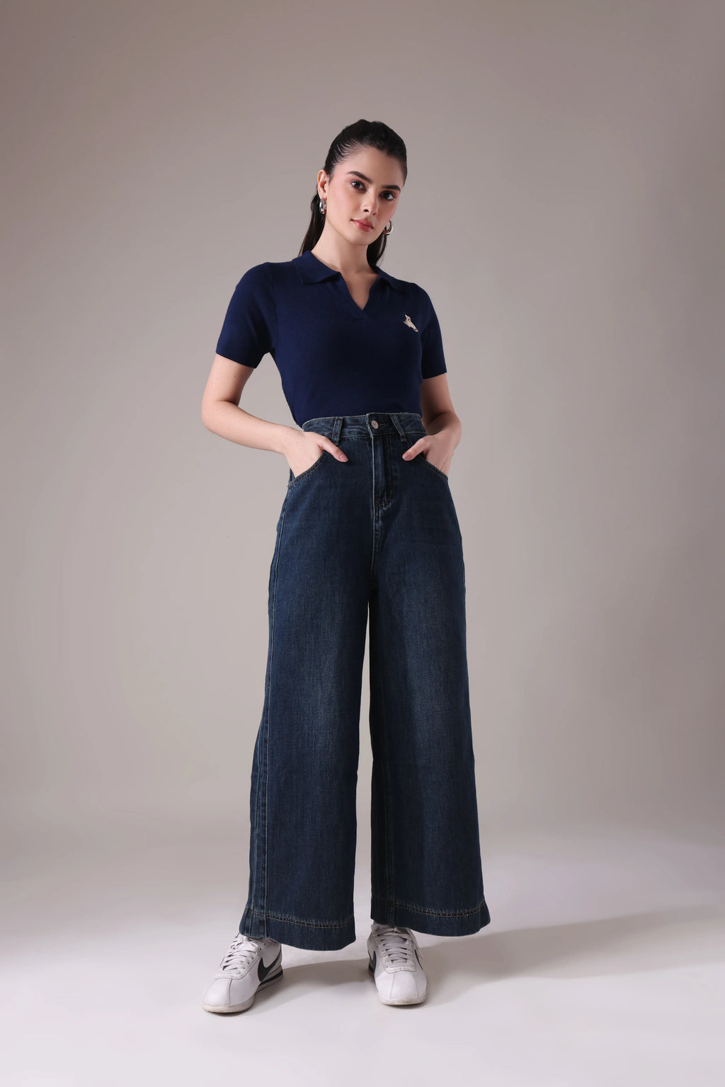 The Rive Gauche Heritage Wide-Leg denim