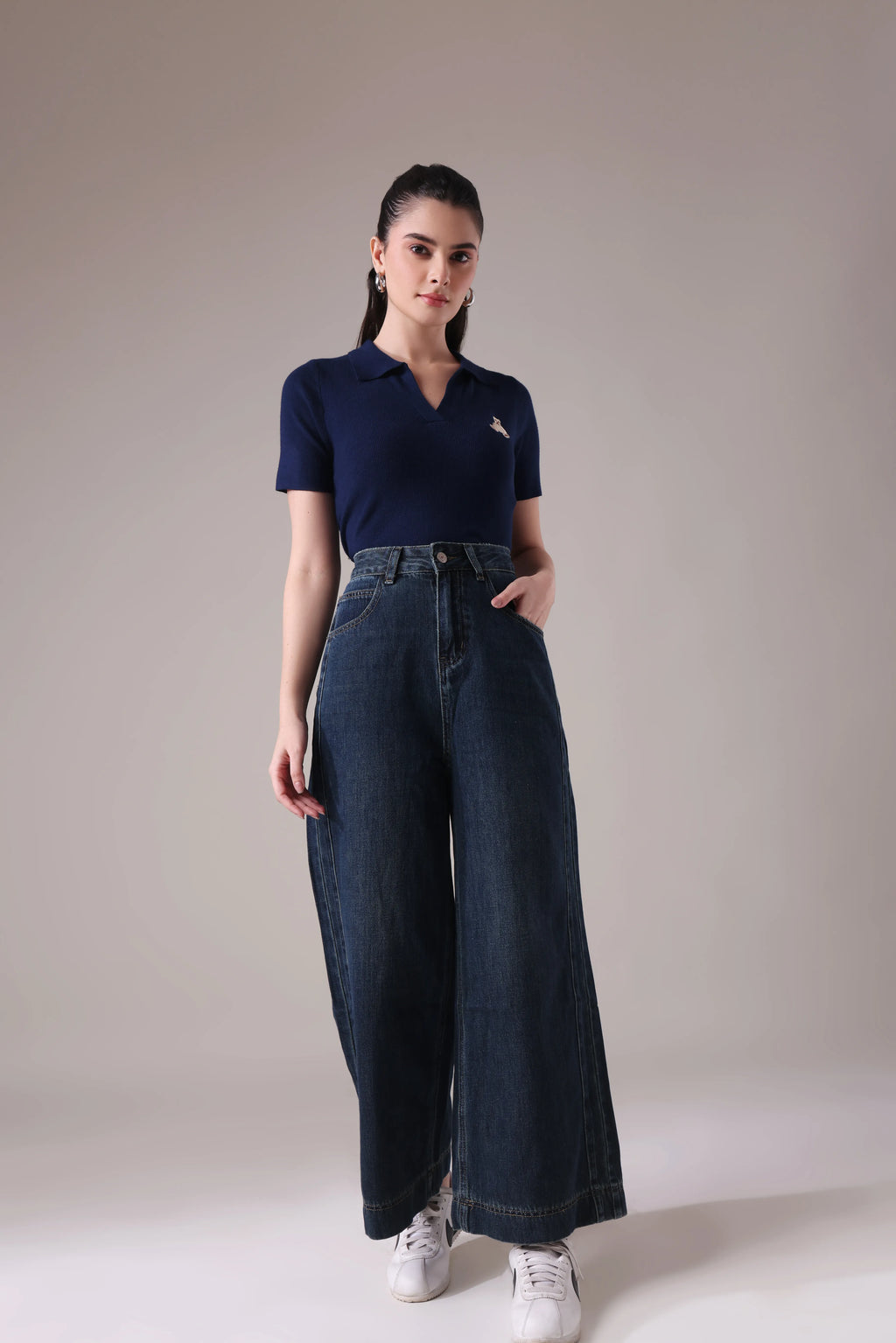 The Rive Gauche Heritage Wide-Leg denim