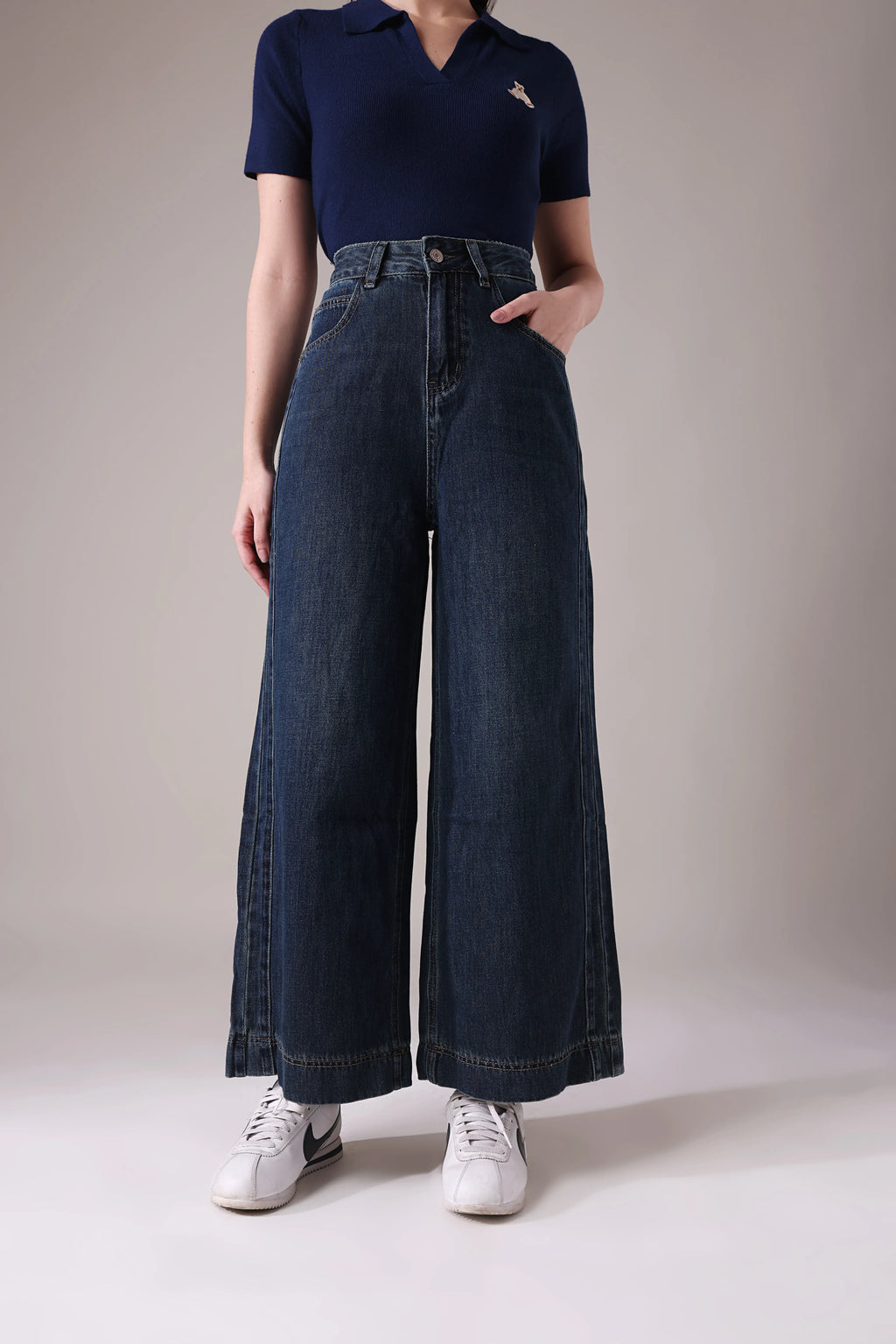 The Rive Gauche Heritage Wide-Leg denim