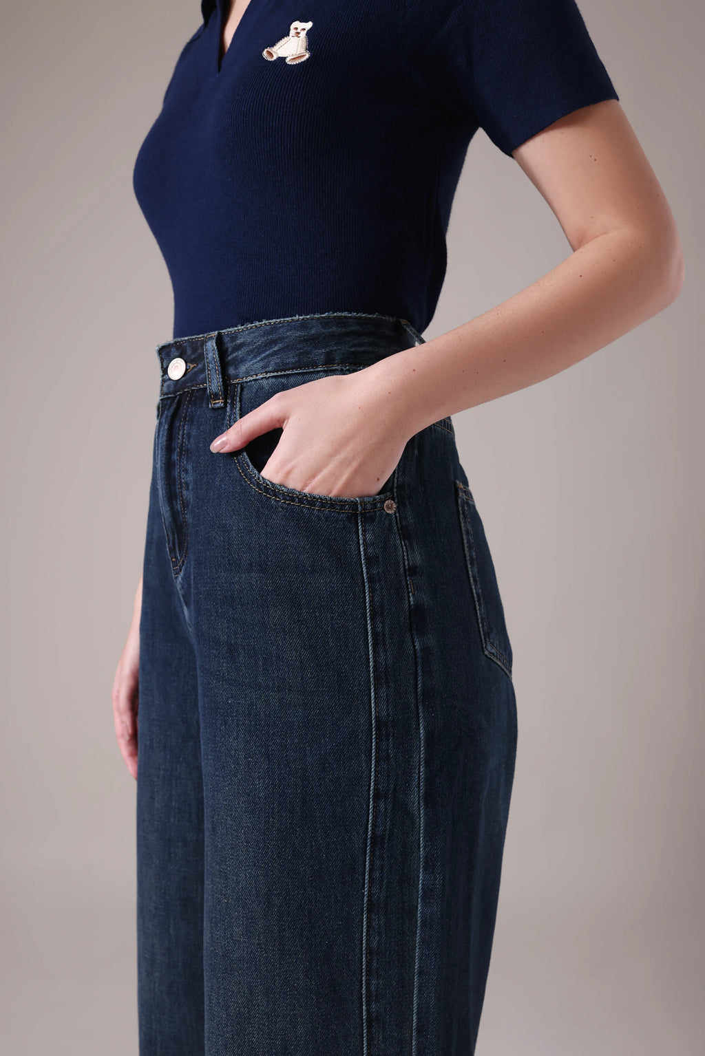 The Rive Gauche Heritage Wide-Leg denim