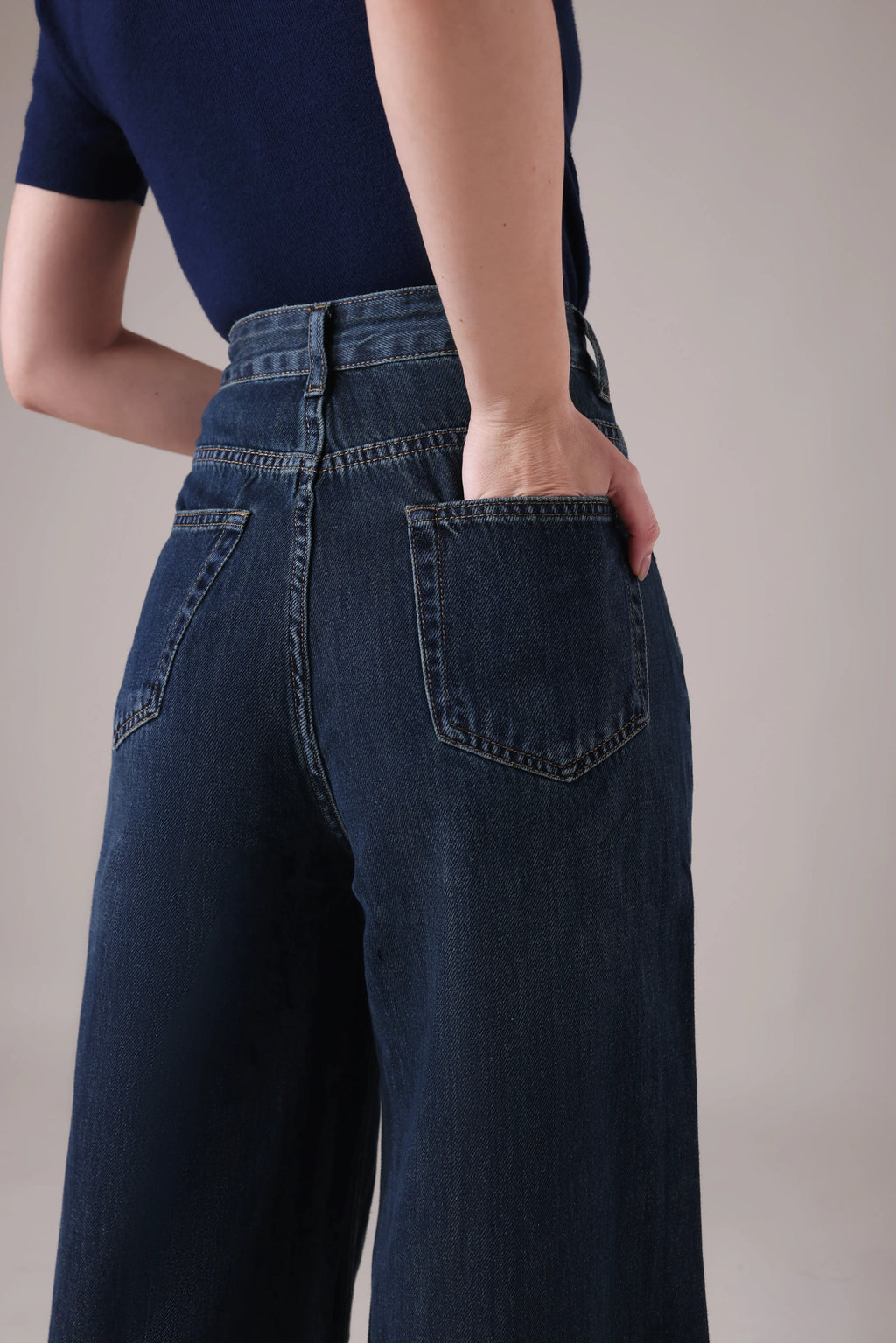 The Rive Gauche Heritage Wide-Leg denim